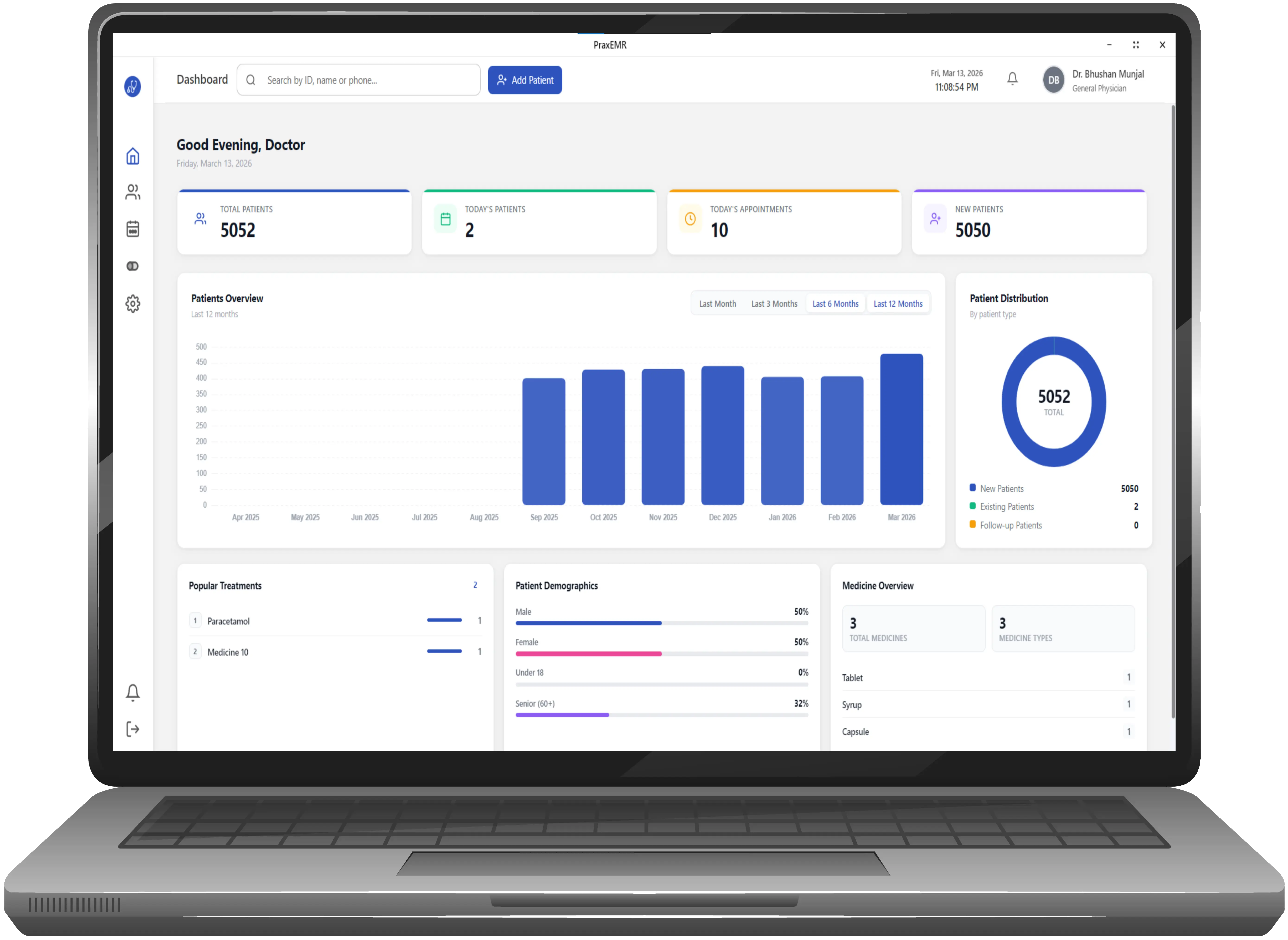 PraxEMR Desktop Application